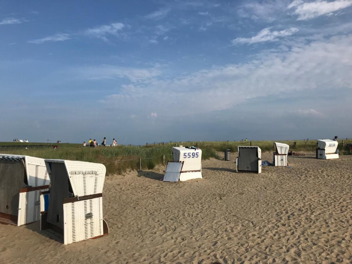 Ferienwohnung Ritthoff Perlebucht - Mit Strandkorb Am Meer Und Kostenloser Eintritt Ins Schwimmbad Büsum Exteriör bild