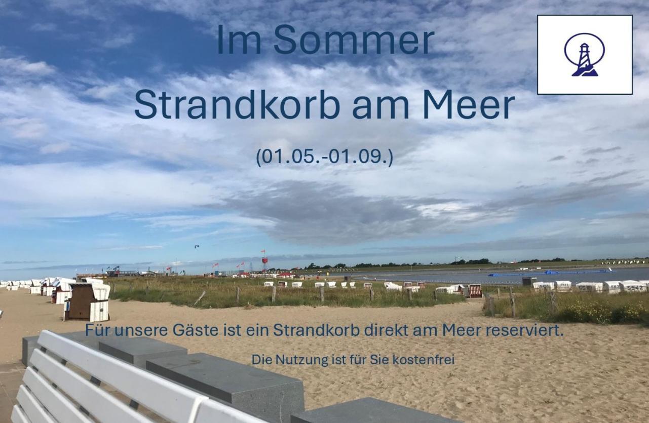 Ferienwohnung Ritthoff Perlebucht - Mit Strandkorb Am Meer Und Kostenloser Eintritt Ins Schwimmbad Büsum Exteriör bild